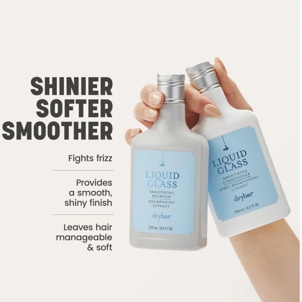 Drybar Liquid Glass Smoothing Duo with Blue Label
